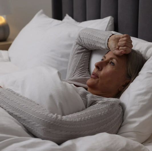 A night sweat affecting a woman