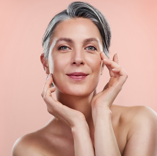 Bright Mature Woman Skin