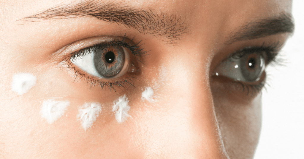 Eye creams and serums side by side, comparing Australian prices for wrinkle products after 45