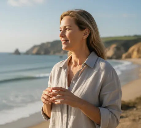 A menopausal woman