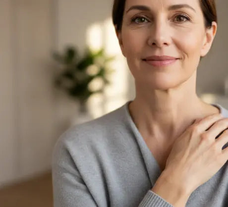 A menopausal woman