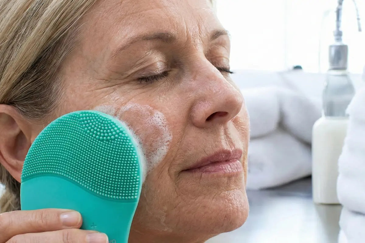 Best-Facial-Cleansing-Brush-for-Mature-Skin-Genova-Personal-Silicone-Cleanser-Australia Genova Skincare
