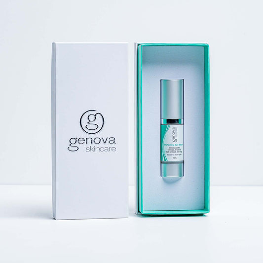 Reduce dark circles under eyes with Genova Perfecting Eye Serum